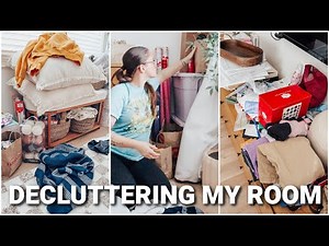 DECLUTTER AND CLEAN MY ROOM WITH ME | DECLUTTERING & ORGANIZING 2025 | DECLUTTERING TIPS