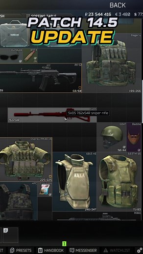 Escape From Tarkov New Feature: Use Available Parts Only!