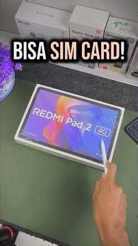 Unboxing REDMI Pad 2 4G! Bisa SIM Card #shorts