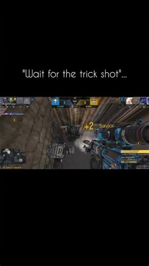 trick shot in codm 💀#codm #gaming #shorts #viral