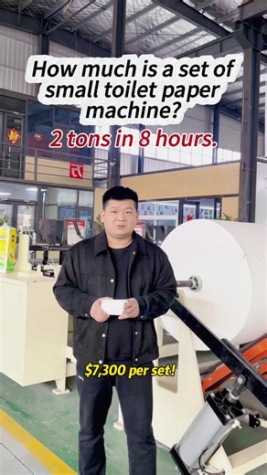 Toilet Paper Machine: 2 Ton Production in 8 Hours Cost?