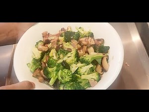 Chinese cuisine/Broccoli Stir fry with baby abalone and Mushrooms/Selva's Kitchen