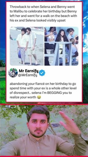 Selena Gomez Left Alone on Birthday! Benny Walks Beach with Ex 😢