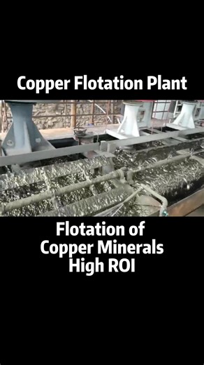 Copper Flotation Processing Plant. #copper #flotation #miningequipment | Plant