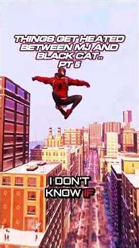 MJ And Black Cat Get Into An Argument.. PART 5 #spiderman #milesmorales #marvel #gaming