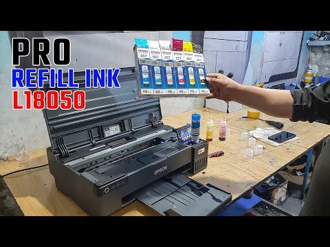 How to Refill Epson L18050 Ink Tanks & Perform Manual Cleaning