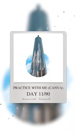 Create a Modern Architecture Design in Canva-Day 11/90. #canvadesign #graphicdesign #architecture .
