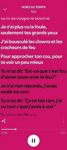 hors du temps Kyo #kyo