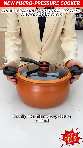 🍲Multifunctional Non-Stick Micro Pressure Cooker ✅ Rapid and uniform heat conduction combined with micro-pressure design ✅ The raised edge of the pot prevents liquid from overflowing ✅ The transparent lid makes the cooking status visible at a glance Order Here 👉 https://sunbowf.com/products/micpressure-cooker21 | Sunbowf