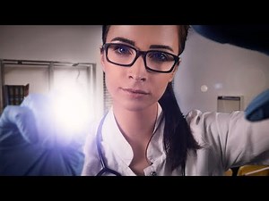 ASMR Deutsch Flüstern: Arzt untersucht deine Augen und Ohren | Sehtest und Hörtest (ASMR Roleplay)