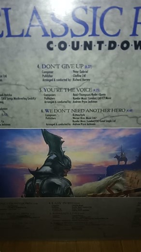 The London Symphony Orchestra Classic Rock Countdown released:1987 #vinyl #record #classics