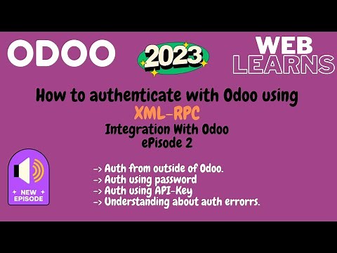 Odoo External API Authentication | Connect External Apps Securely | Odoo API Login Tutorial