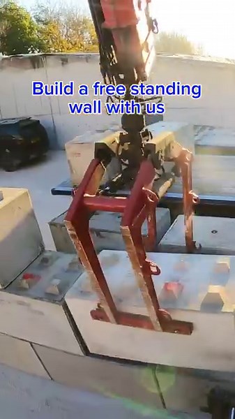 We designed & installed this free standing wall for a glass production facility 🤝😎How did we do? Do you want to know more about our block range? Email us at sales@wotblock.co.uk or visit our website 💙Show some love if you want to see more like this 👏#concretework #wotblock #freestandingwall #wall #wallbuilding #concreteblock | WotBlock