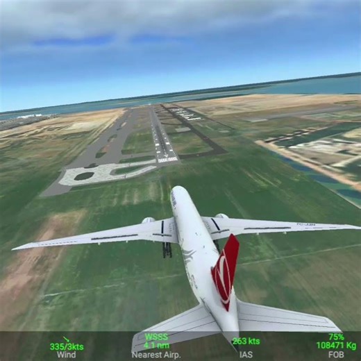 RFS Turkish Airlines Emergency Landing ✈️ | Safe Touchdown #Shorts