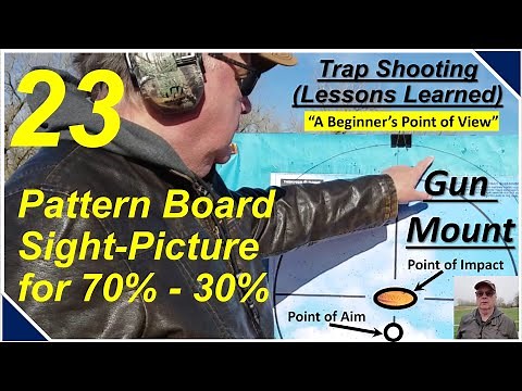 23. Trap Shooting Lessons Learned, The Pattern Board, and a Good Gun Mount.