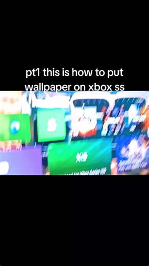 This is how to put wallpaper on xbox ss #newcon #viral