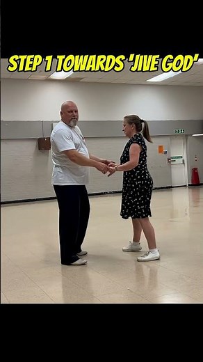 Jive of Herts dance moves - step 1 towards becoming a ‘jive god’: Instant Back Push; into Push Turn