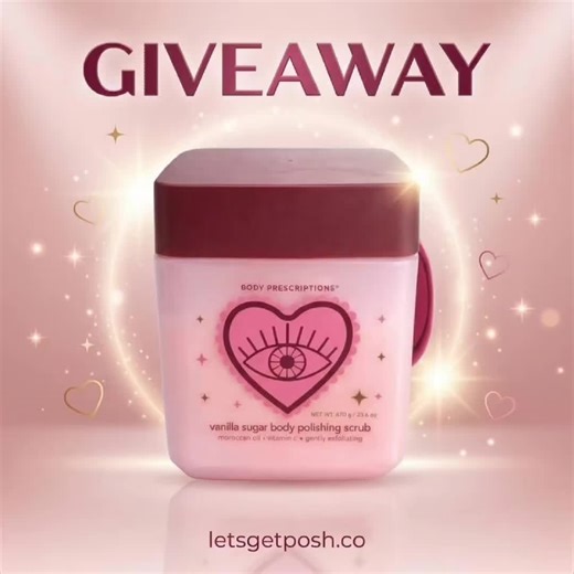 💗✨ Sweet Glow Giveaway: Vanilla Sugar Body Scrub ✨💗 Soft skin season starts now 💗✨ We’re giving away a Body Prescriptions Vanilla Sugar Body Polishing Scrub and it’s the sweetest glow-up for your shower routine 🍦🛁✨ This scrub is gently exfoliating, smells like vanilla sugar dreams, and leaves your skin feeling smoother and more polished 💕🌸 Think cozy shower glow ☁️✨ Think “I deserve this” energy 💗 Think soft, sweet, and totally pampered 💖🫧 Why you’ll love it: ✨ Sweet vanilla sugar scen