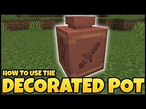 How to Use the DECORATED POT in Minecraft ✅ 2025 Guide | CRAFT & Make Decorated Pots in Minecraft