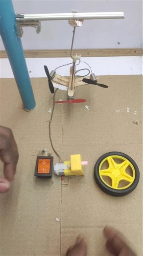 aeroplane model flight testing with use gear motor and tyre will_Dc Motor #tech #science