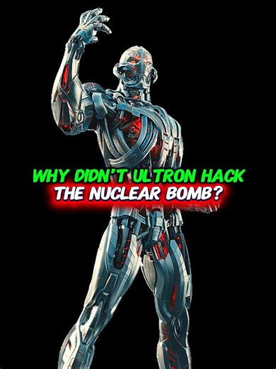 If Ultron Wanted Humanity Dead… Why Didn’t He Use Nukes? 🤯 #avengers #marvel #shorts
