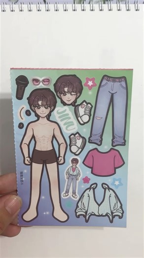 Saja Boys Jinu#kpop#demonhunters#huntrix#sajaboys#soda#sodapop#jinu#sticker#diy#paper#paperdiy#asmr