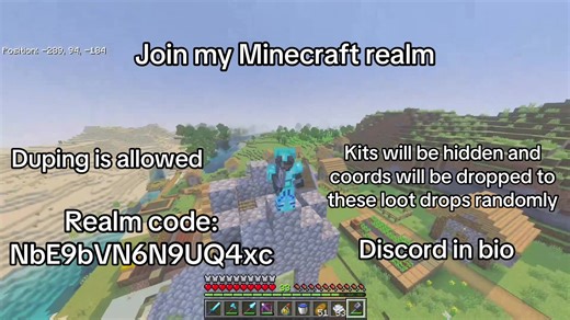 PLZ CONSIDER JOINING #minecraft #bedrock #wemmbu #realm #smp | Minecraft Realms