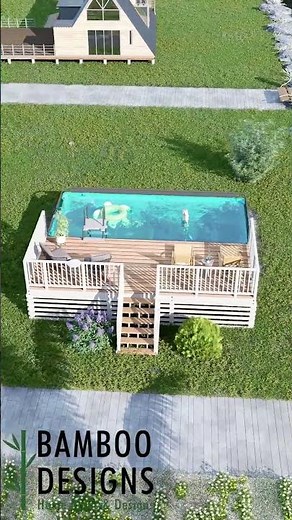 Transform Your Summer with DIY Deck Plans for Above Ground Pools #DIYinstallation #SummerFun