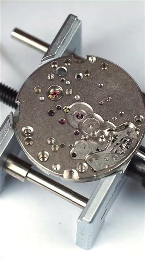 Assembling the keyless works🛠️#shorts #watchrepair #watchrestoration