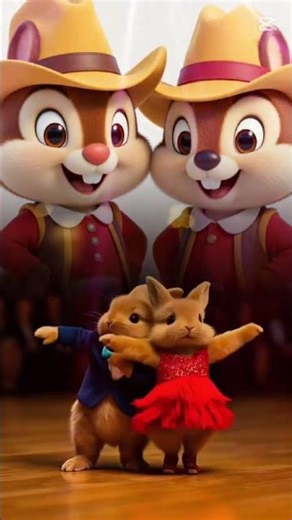 These Chipmunk Bunnies Are Dancing Like Crazy! You Won't Stop Smiling! 🐰💃😂