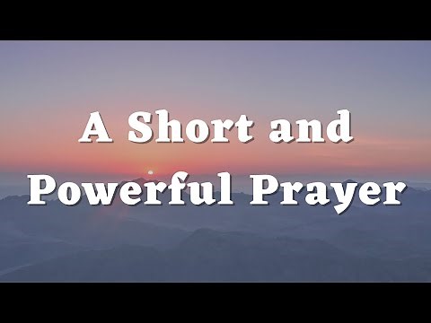 A Short and Powerful Prayer for Today - Small Prayer - Daily Prayers #500