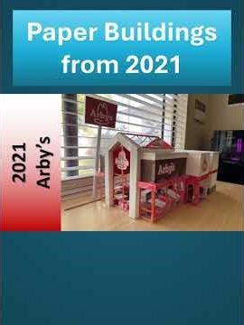 Paper Buildings from 2021 #shorts #art