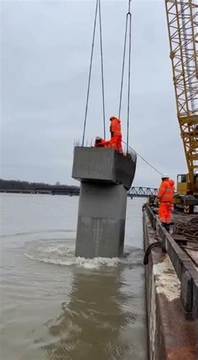 Wide shot footage reveals a sudden, violent collapse mid operation!