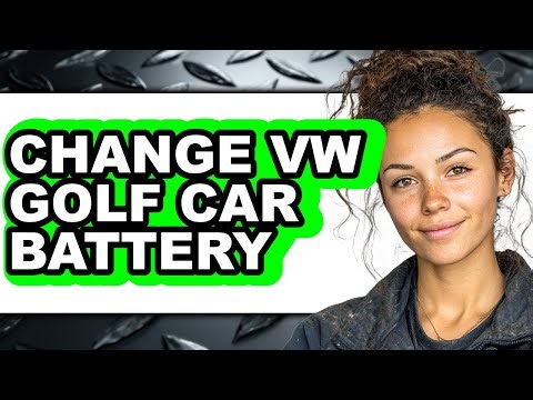 How to Change VW Golf Car Battery (Only Way)