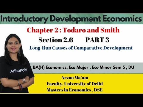 2024 Sem 5 | Sec 2.6 | Introductory Development Economics | Long Run Causes of Comparative Advantage