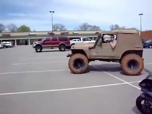 This Jeep driver pushed the limits of his ride and paid the price! Car Throttle | Car memes