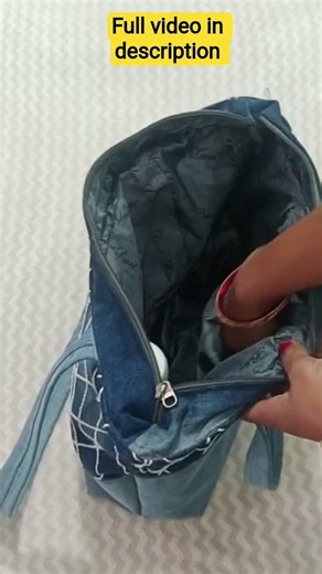 Denim pant into beautiful totebag,Denim totebag tutorial,Sewing diy tote bag#bagmaking #fashion