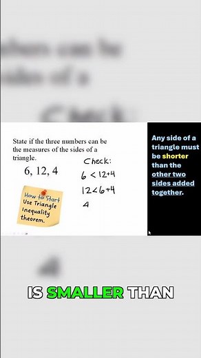 Triangle Inequality Theorem Explained! 📏