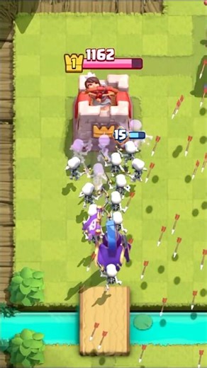 EVO SKARMY TROLLING ARENA 1 IN CLASH ROYALE! #clashroyale #shorts