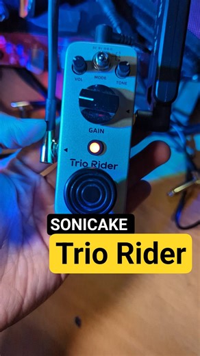 SONICAKE Trio Rider a mini klon centaur #guitar #stompbox #overdrive #johnmayer