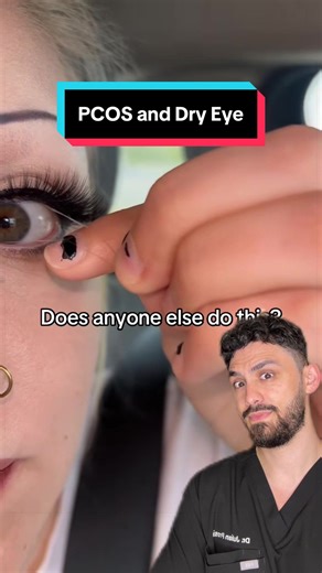 Did you know that PCOS could lead to more dry eye and stringy mucus ! #greenscreenvideo #mucusfishingsyndrome #pcos #hormones #eyes 🎥: @Crybaby🧚🏼‍♀️
