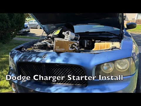 How To Replace the Starter on a 2006-10 Dodge Charger 3.5l v6 - 2007 (Full Steps - Easy)