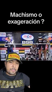 Machismo o exageración ? Que te parece el comportamiento de este piloto ? #motos #carrera #carrerademotos #machismo #feminism | Turbofanaticox