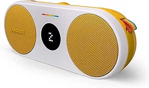 Polaroid P2 Music Player (Yellow) - Powerful Portable Wireless Bluetooth Speaker Rechargeable with Dual Stereo Pairing