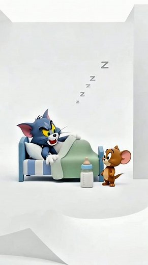 Tom and Jerry Funny Cartoon Fight for Kids Video ASMR #short #animation