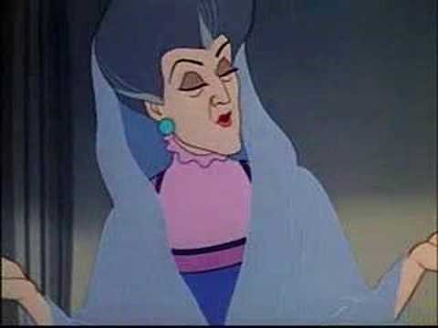 Cinderella-stepsisters spoil her dress