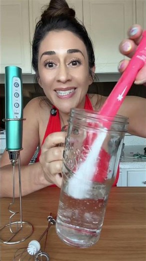 Handheld Milk Frother for Coffee, Rechargeable Electric Whisk with 3 Heads 3 Speeds Drink Mixer Foam
