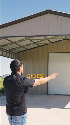 Two 18' x 10' openings - No Center Posts!