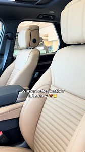 Caraway leather interior on the 2025 Land Rover Discovery. It's that time of year... stop by and see it yourself #Discovery | Land Rover Oklahoma City