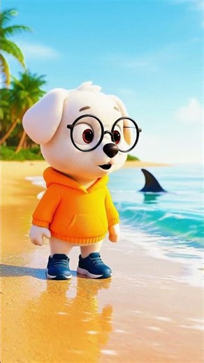 Boo Meets a Playful Dolphin! 🐬🐶 | Magical Beach Moment